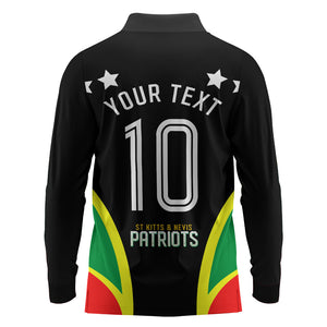 Personalized St Kitts And Nevis Patriots Cricket Long Sleeve Polo Shirt Dynamic Player Celebration Team Pride