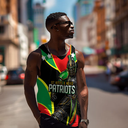 Personalized St Kitts And Nevis Patriots Cricket Men Tank Top Dynamic Player Celebration Team Pride