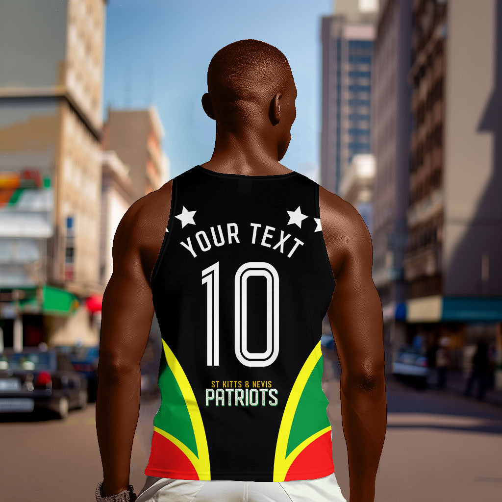 Personalized St Kitts And Nevis Patriots Cricket Men Tank Top Dynamic Player Celebration Team Pride