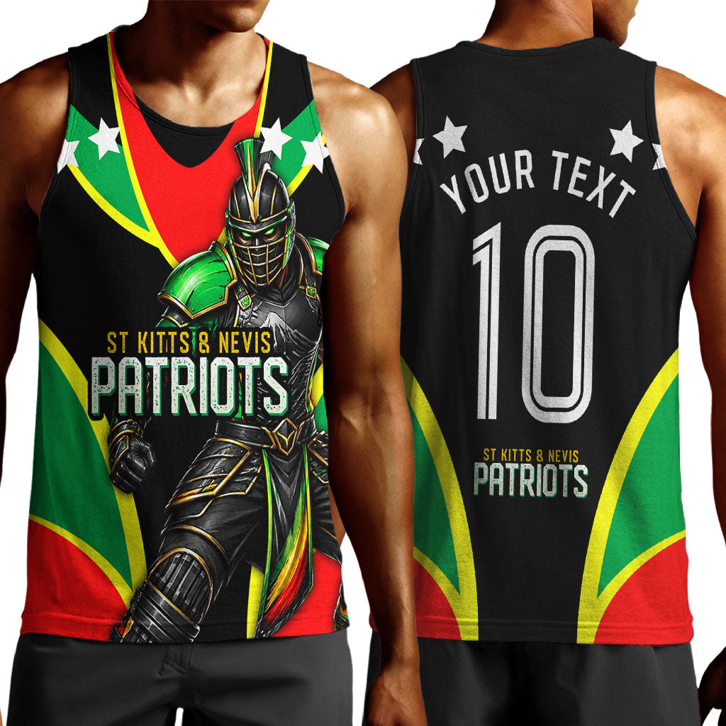 Personalized St Kitts And Nevis Patriots Cricket Men Tank Top Dynamic Player Celebration Team Pride