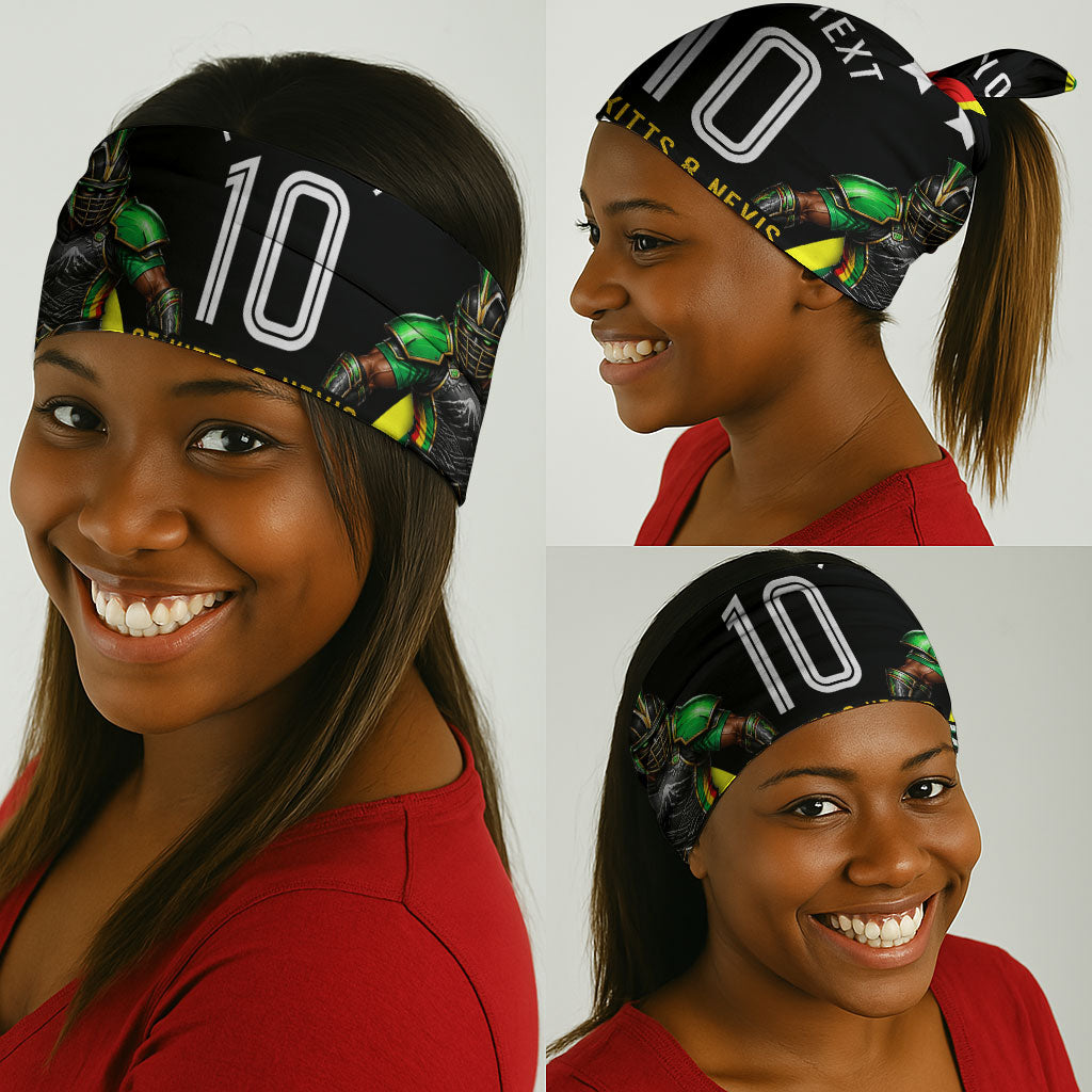 Personalized St Kitts And Nevis Patriots Cricket Neck Gaiter Dynamic Player Celebration Team Pride