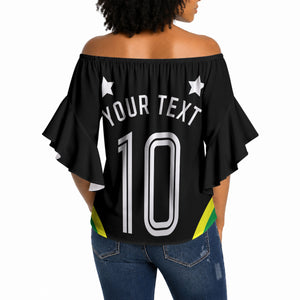 Personalized St Kitts And Nevis Patriots Cricket Off Shoulder Wrap Waist Top Dynamic Player Celebration Team Pride