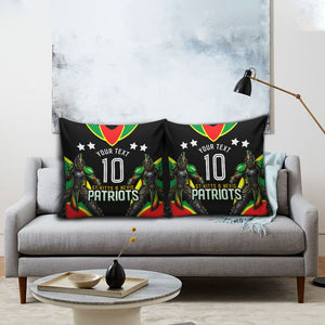 Personalized St Kitts And Nevis Patriots Cricket Pillow Cover Dynamic Player Celebration Team Pride