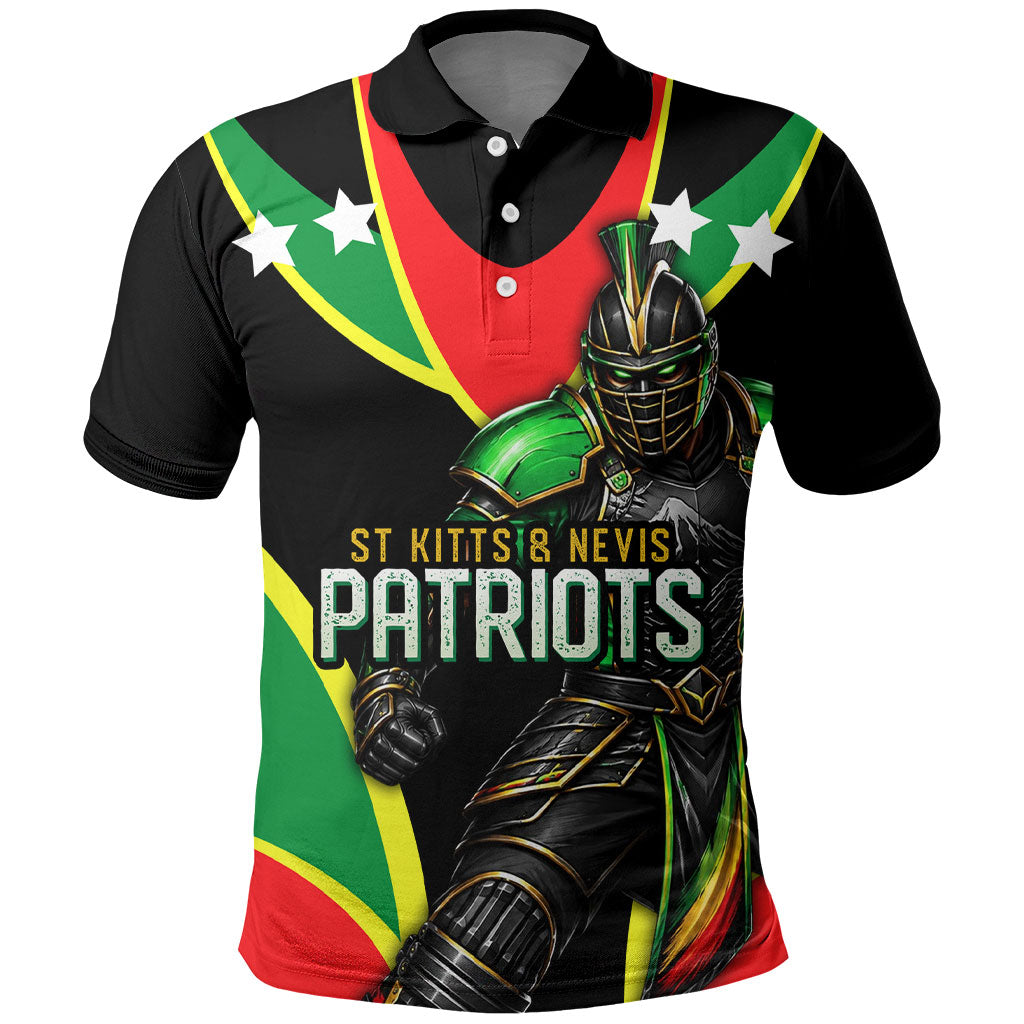 Personalized St Kitts And Nevis Patriots Cricket Polo Shirt Dynamic Player Celebration Team Pride