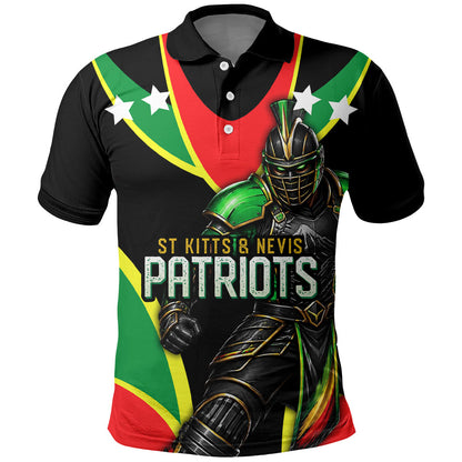 Personalized St Kitts And Nevis Patriots Cricket Polo Shirt Dynamic Player Celebration Team Pride