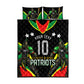 Personalized St Kitts And Nevis Patriots Cricket Quilt Bed Set Dynamic Player Celebration Team Pride
