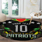 Personalized St Kitts And Nevis Patriots Cricket Round Carpet Dynamic Player Celebration Team Pride