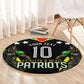 Personalized St Kitts And Nevis Patriots Cricket Round Carpet Dynamic Player Celebration Team Pride