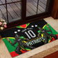 Personalized St Kitts And Nevis Patriots Cricket Rubber Doormat Dynamic Player Celebration Team Pride