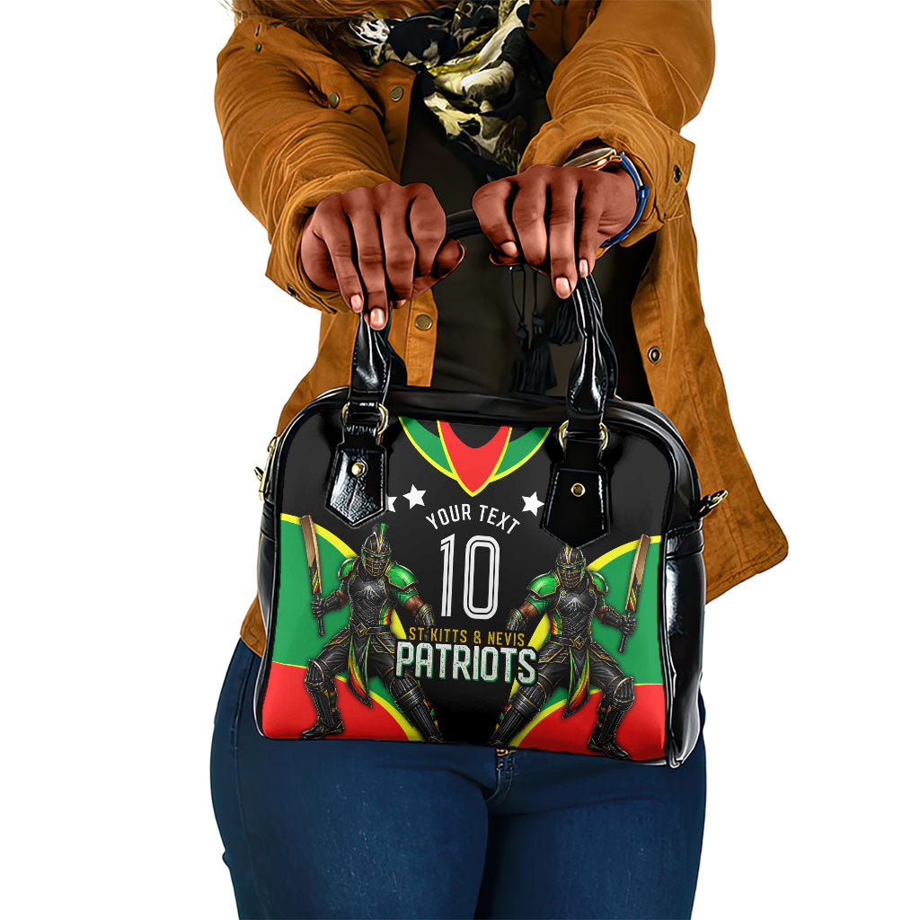 Personalized St Kitts And Nevis Patriots Cricket Shoulder Handbag Dynamic Player Celebration Team Pride