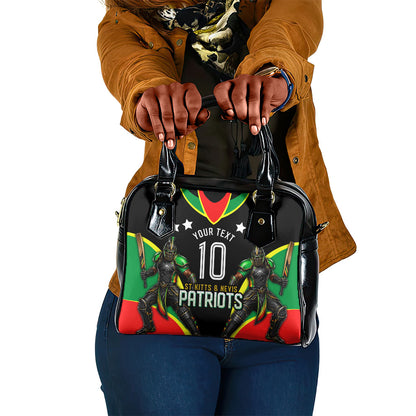 Personalized St Kitts And Nevis Patriots Cricket Shoulder Handbag Dynamic Player Celebration Team Pride