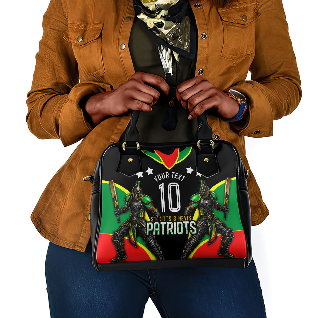 Personalized St Kitts And Nevis Patriots Cricket Shoulder Handbag Dynamic Player Celebration Team Pride