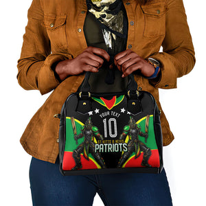 Personalized St Kitts And Nevis Patriots Cricket Shoulder Handbag Dynamic Player Celebration Team Pride