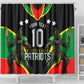 Personalized St Kitts And Nevis Patriots Cricket Shower Curtain Dynamic Player Celebration Team Pride