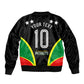 Personalized St Kitts And Nevis Patriots Cricket Sleeve Zip Bomber Jacket Dynamic Player Celebration Team Pride
