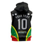 Personalized St Kitts And Nevis Patriots Cricket Sleeveless Zip Hoodie Dynamic Player Celebration Team Pride
