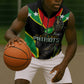 Personalized St Kitts And Nevis Patriots Cricket Sleeveless Zip Hoodie Dynamic Player Celebration Team Pride