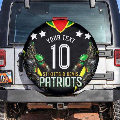 Personalized St Kitts And Nevis Patriots Cricket Spare Tire Cover Dynamic Player Celebration Team Pride
