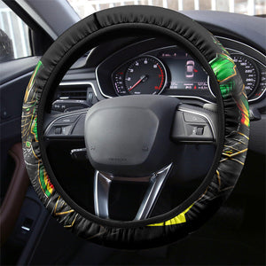 St Kitts And Nevis Patriots Cricket Steering Wheel Cover Dynamic Player Celebration Team Pride