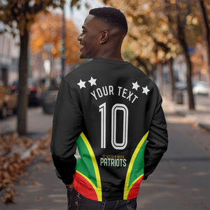 Personalized St Kitts And Nevis Patriots Cricket Sweatshirt Dynamic Player Celebration Team Pride