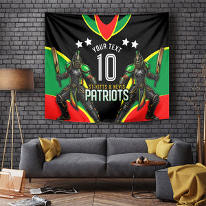 Personalized St Kitts And Nevis Patriots Cricket Tapestry Dynamic Player Celebration Team Pride