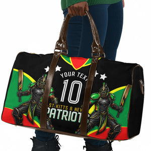 Personalized St Kitts And Nevis Patriots Cricket Travel Bag Dynamic Player Celebration Team Pride