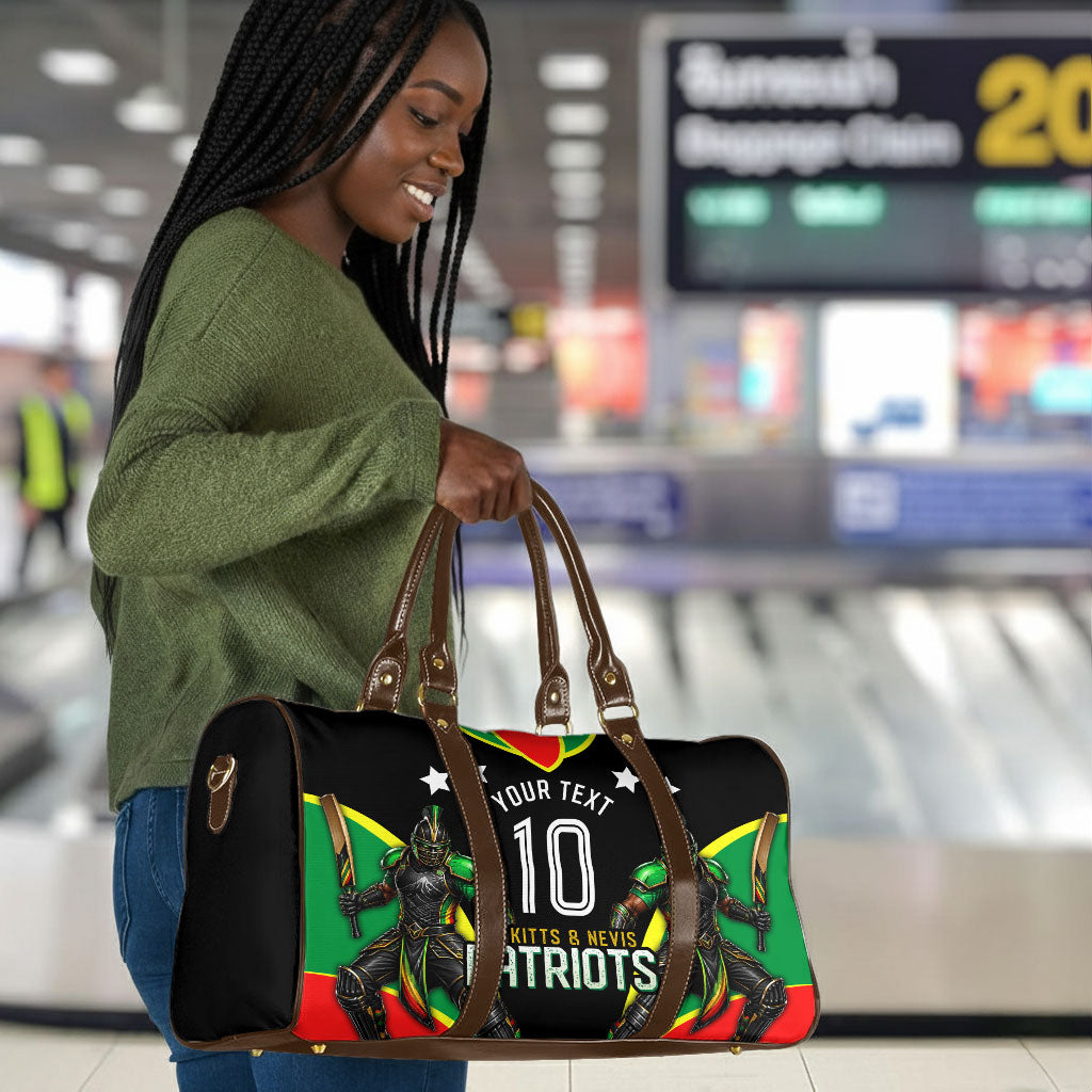 Personalized St Kitts And Nevis Patriots Cricket Travel Bag Dynamic Player Celebration Team Pride