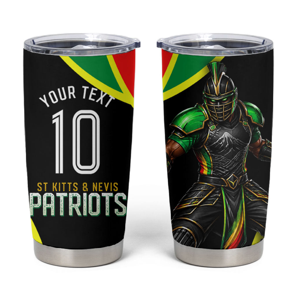 Personalized St Kitts And Nevis Patriots Cricket Tumbler Cup Dynamic Player Celebration Team Pride