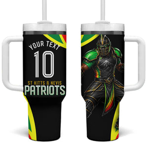 Personalized St Kitts And Nevis Patriots Cricket Tumbler With Handle Dynamic Player Celebration Team Pride