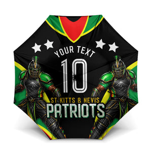 Personalized St Kitts And Nevis Patriots Cricket Umbrella Dynamic Player Celebration Team Pride