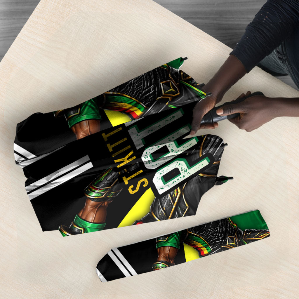Personalized St Kitts And Nevis Patriots Cricket Umbrella Dynamic Player Celebration Team Pride