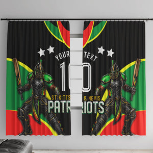 Personalized St Kitts And Nevis Patriots Cricket Window Curtain Dynamic Player Celebration Team Pride