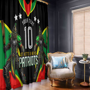 Personalized St Kitts And Nevis Patriots Cricket Window Curtain Dynamic Player Celebration Team Pride