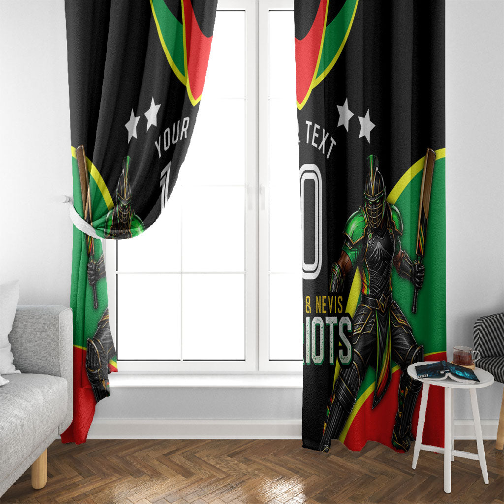 Personalized St Kitts And Nevis Patriots Cricket Window Curtain Dynamic Player Celebration Team Pride