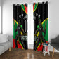 Personalized St Kitts And Nevis Patriots Cricket Window Curtain Dynamic Player Celebration Team Pride