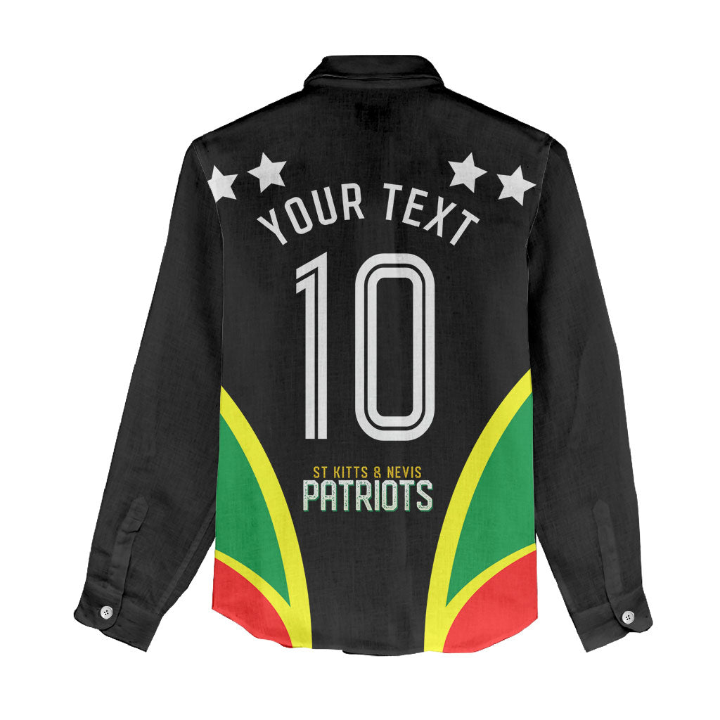 Personalized St Kitts And Nevis Patriots Cricket Women Casual Shirt Dynamic Player Celebration Team Pride