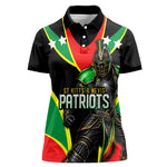 Personalized St Kitts And Nevis Patriots Cricket Women Polo Shirt Dynamic Player Celebration Team Pride