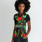Personalized St Kitts And Nevis Patriots Cricket Women Polo Shirt Dynamic Player Celebration Team Pride
