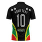 Personalized St Kitts And Nevis Patriots Cricket Zipper Polo Shirt Dynamic Player Celebration Team Pride