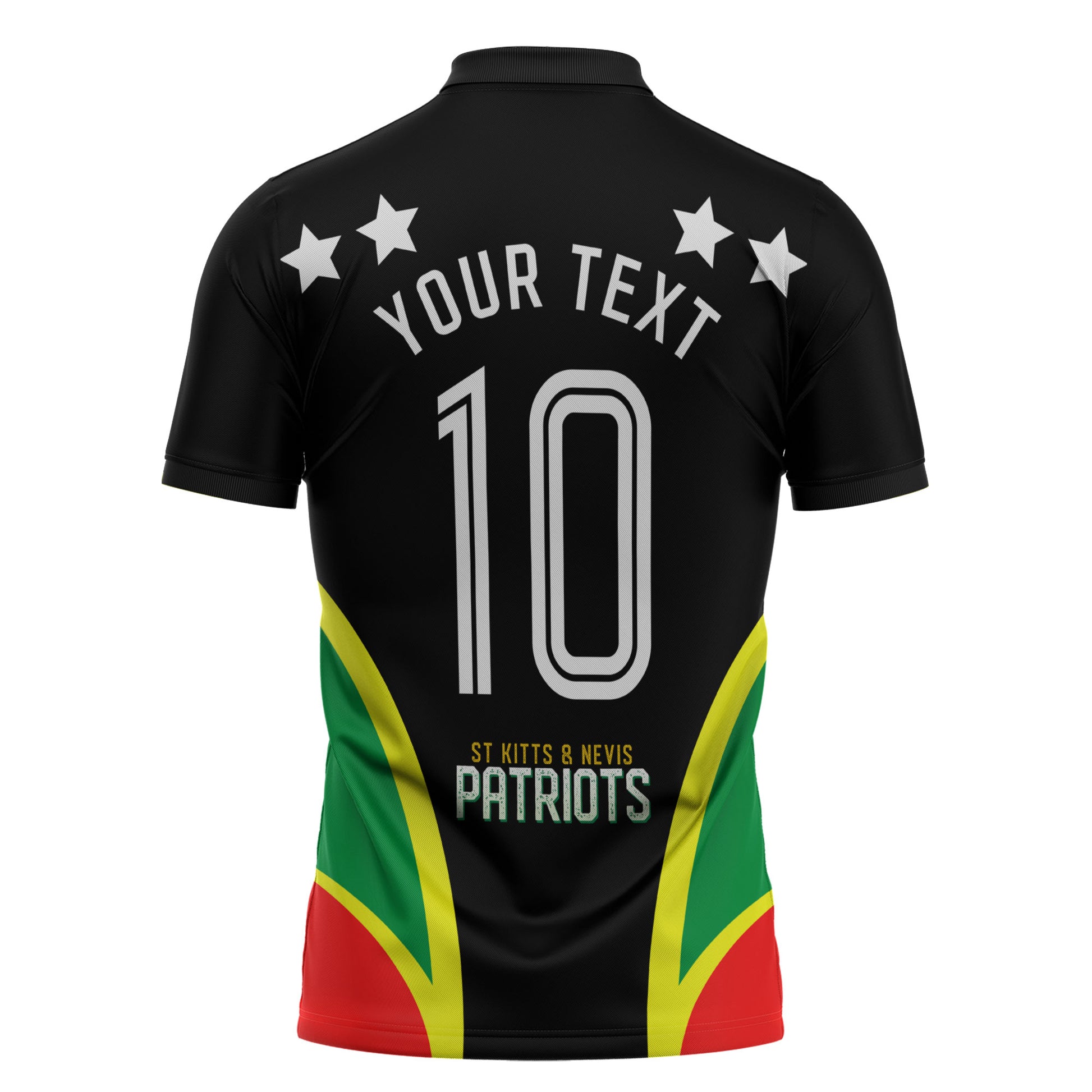 Personalized St Kitts And Nevis Patriots Cricket Zipper Polo Shirt Dynamic Player Celebration Team Pride