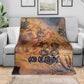 Seth Serpent Blanket Sandstorm Egyptian Chaos God in Ancient Desert Tones