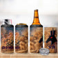 Seth Serpent 4 in 1 Can Cooler Tumbler Sandstorm Egyptian Chaos God in Ancient Desert Tones