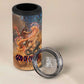 Seth Serpent 4 in 1 Can Cooler Tumbler Sandstorm Egyptian Chaos God in Ancient Desert Tones