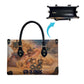 Seth Serpent Leather Bag Sandstorm Egyptian Chaos God in Ancient Desert Tones