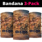 Seth Serpent Neck Gaiter Sandstorm Egyptian Chaos God in Ancient Desert Tones