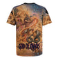 Seth Serpent Rugby Jersey Sandstorm Egyptian Chaos God in Ancient Desert Tones