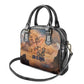 Seth Serpent Shoulder Handbag Sandstorm Egyptian Chaos God in Ancient Desert Tones