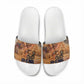 Seth Serpent Slide Sandals Sandstorm Egyptian Chaos God in Ancient Desert Tones