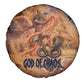 Seth Serpent Spare Tire Cover Sandstorm Egyptian Chaos God in Ancient Desert Tones