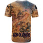 Seth Serpent T shirt Sandstorm Egyptian Chaos God in Ancient Desert Tones
